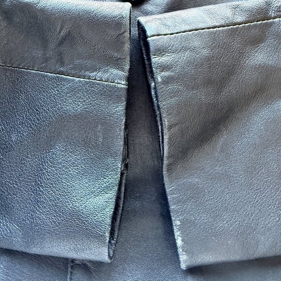 R&R Casuals Leather Blazer Men’s Size XL Black Genuine Leather 3-Button Jacket - Picture 15 of 15